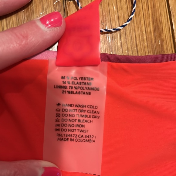 NWT Farm x Anthropologie Geometric High-Waisted Bikini Bottoms - Picture 9 of 11